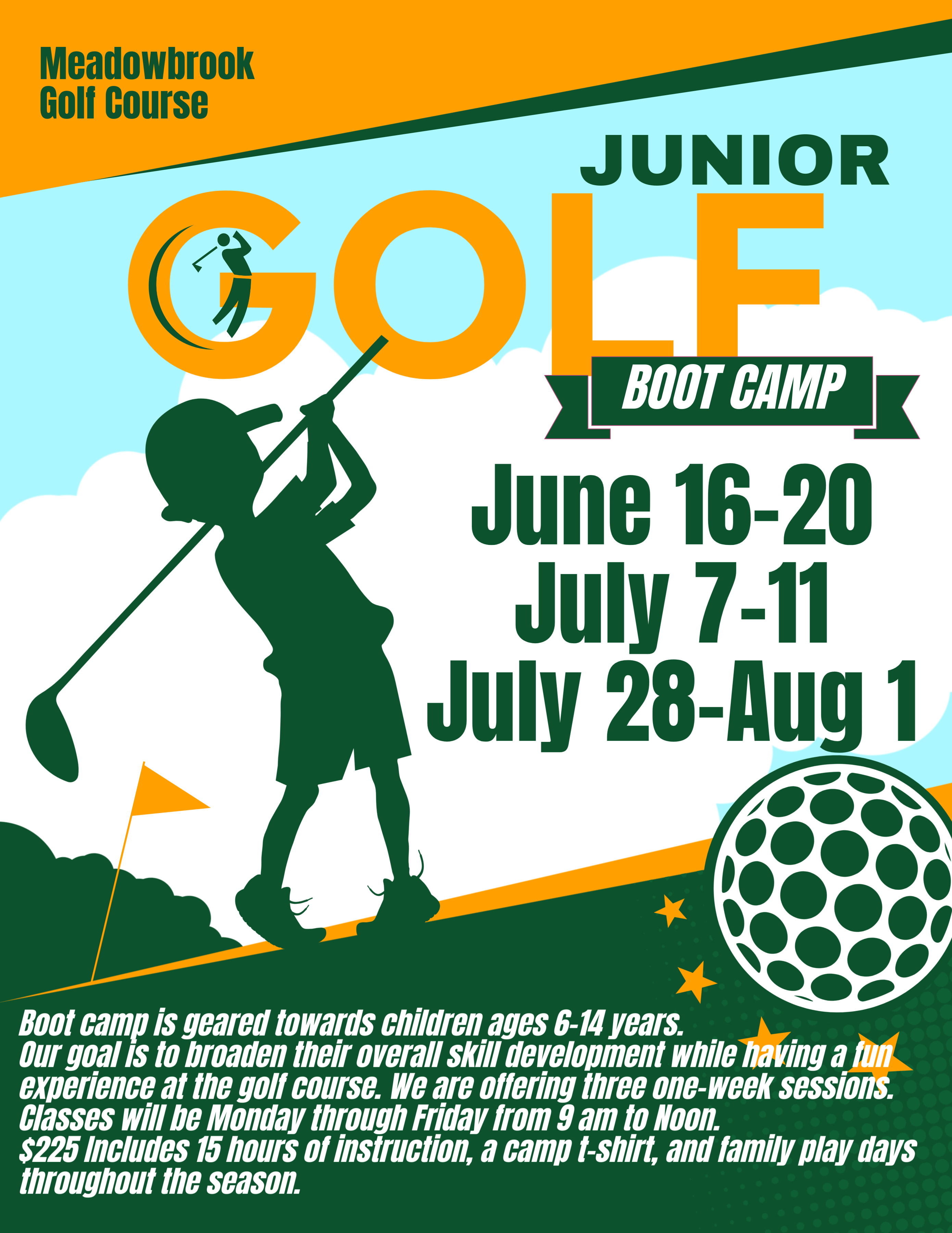 2025 Junior Golf Boot Camp