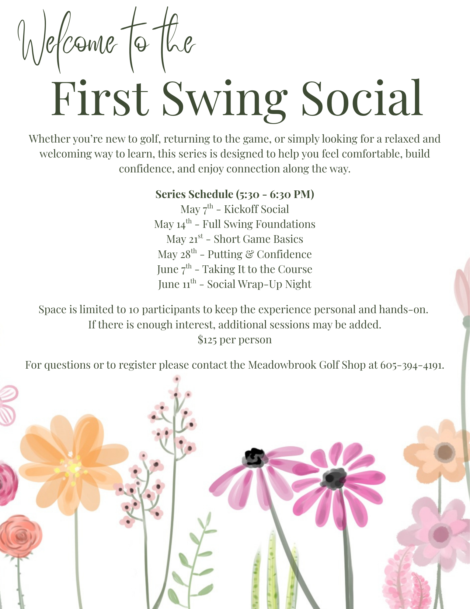 First Swing Social FB Post